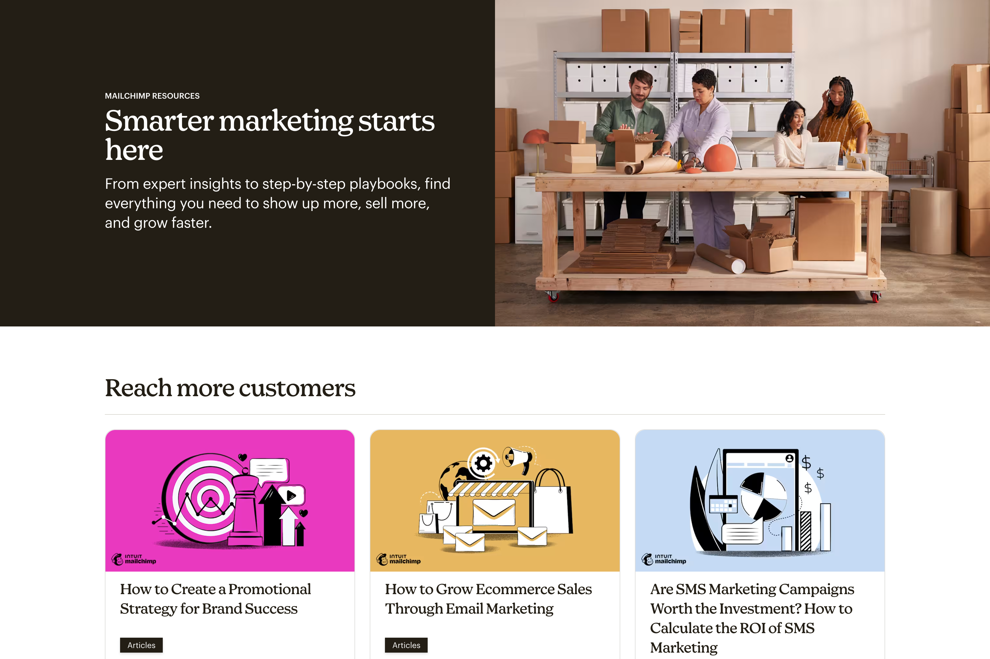 Mailchimp marketing resources articles